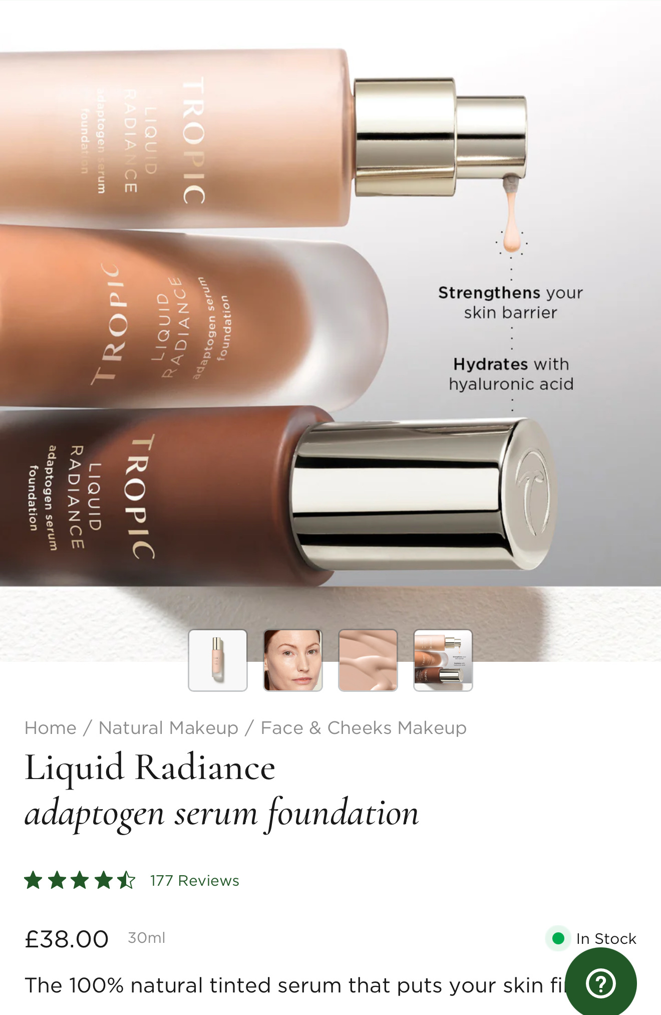 Liquid Radiance Adaptogen Serum Foundation